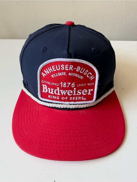 Budweiser Red and Navy Logo Cap main image 7